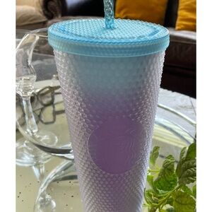 Starbucks Iridescent Purple and Teal Tumbler